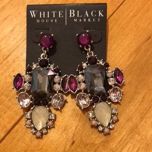 NWT WHBM Rhinestone earrings.